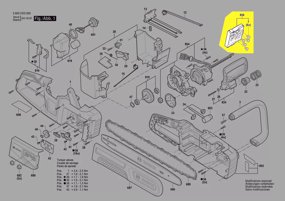 module électronique réf. 1 617 S02 0SB Bosch